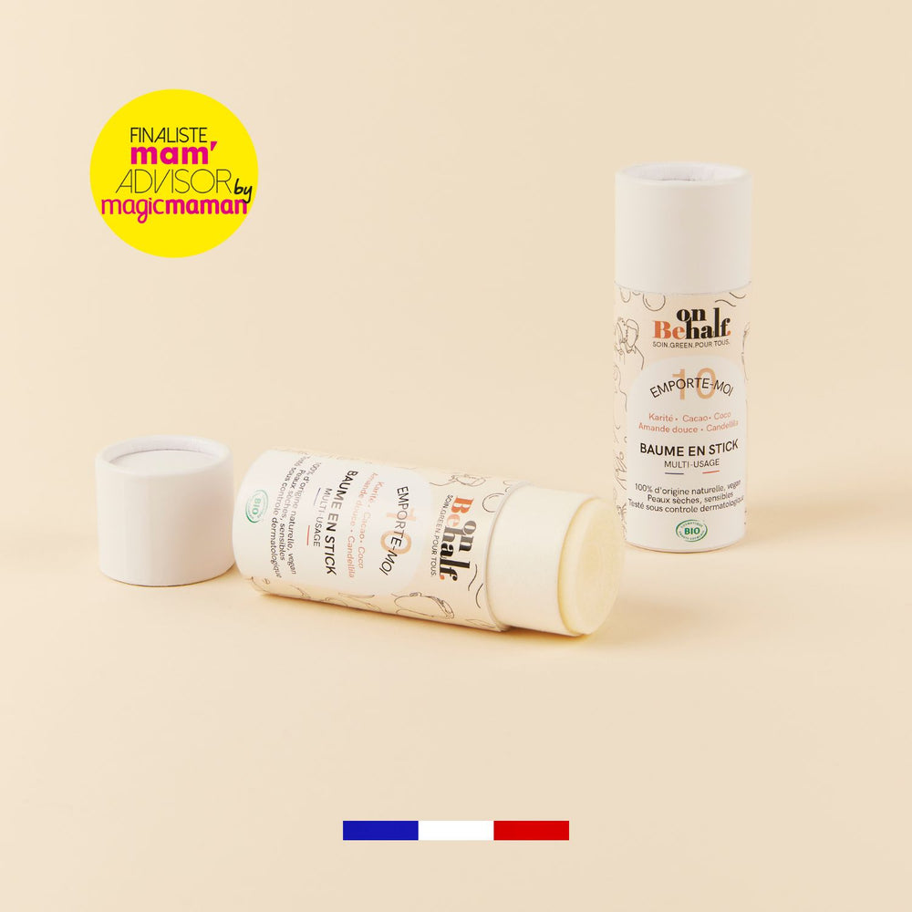Baume nourrissant à appliquer partout ! Sur toutes les zones sèches, gercées et sensibles! Visage, corps, cheveux. Grâce à sa formule ultra-hydratante non collante, son parfum doux et son format stick, il deviendra l'incontournable de votre quotidien ! 100% d'origine naturelle. Certifié bio.