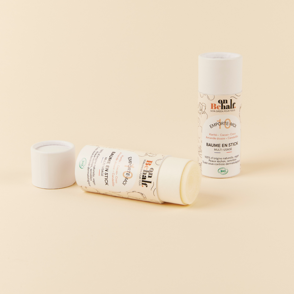 Baume en stick 100% naturel et certifié bio